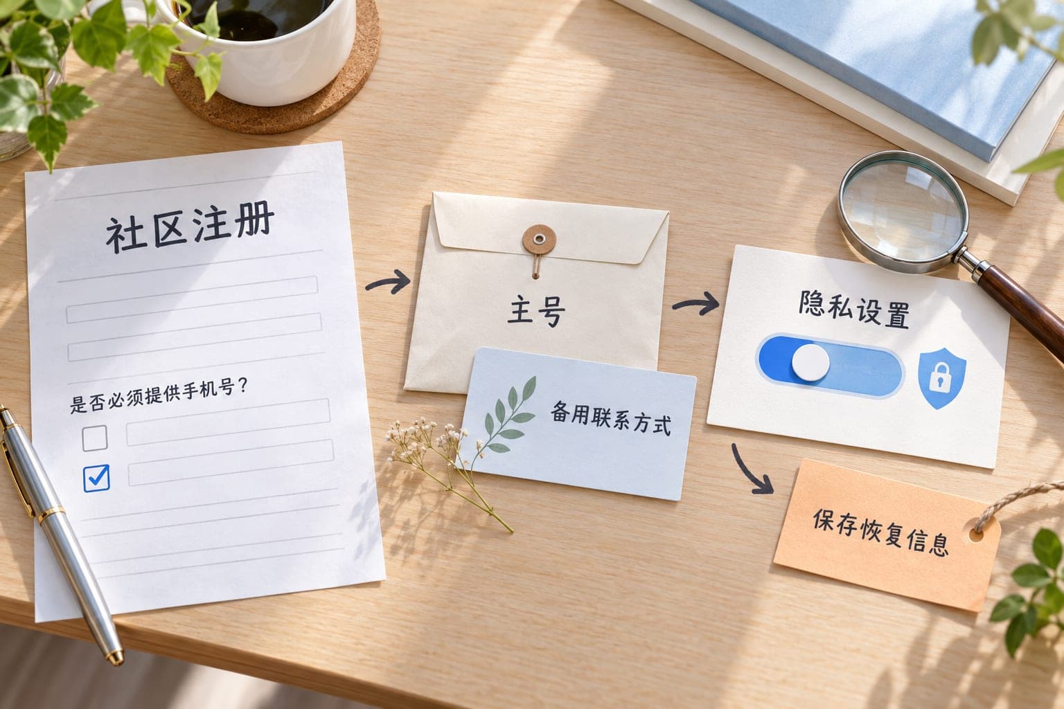 加入线上社区如何保护手机号？注册清单