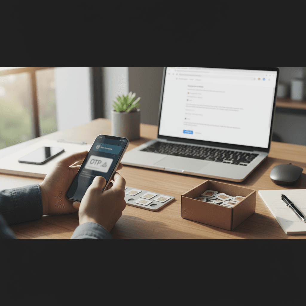 Thuê SIM OTP Giá Rẻ: Giải Pháp Nhận Mã Bảo Mật & Đăng Ký Gmail Hiệu Quả