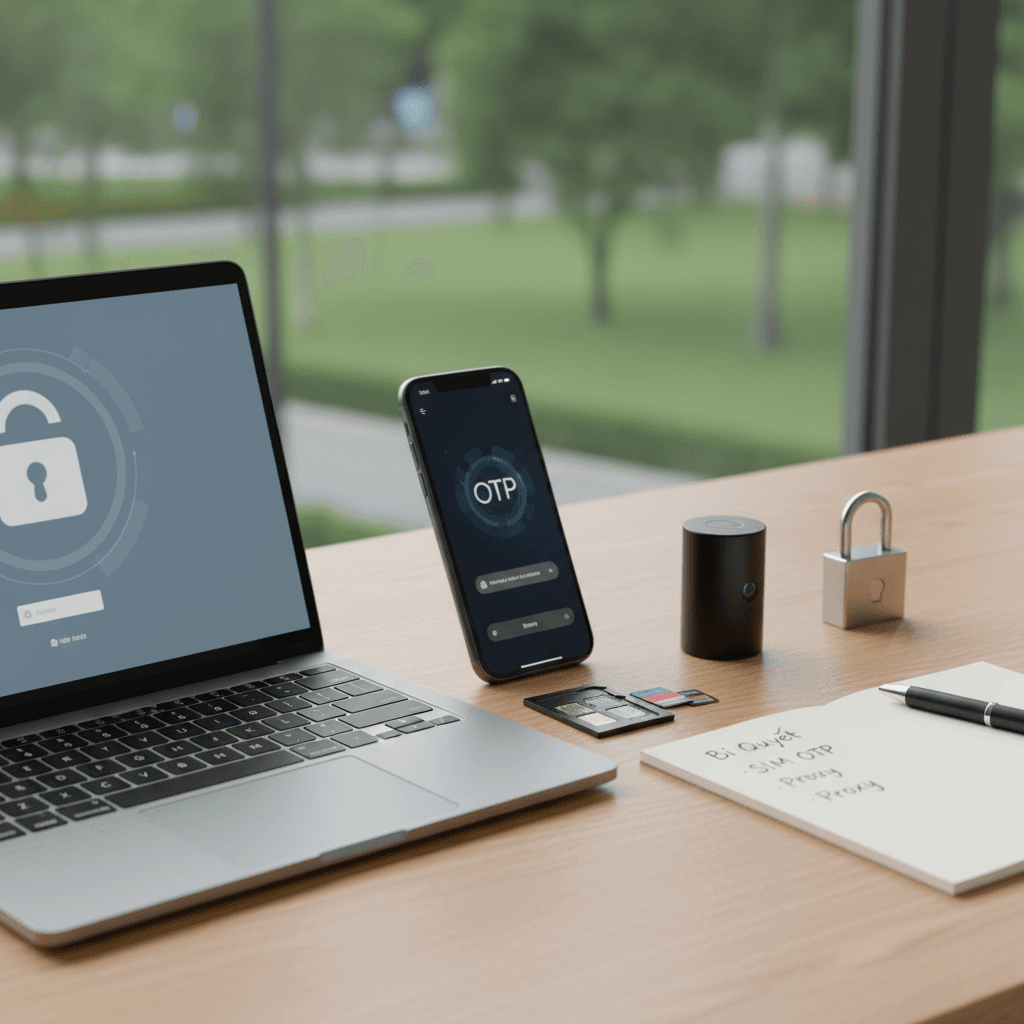 Cách Tạo Tài Khoản Gmail An Toàn: Bí Quyết Với SIM OTP & Proxy